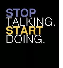 More execution, less talk
