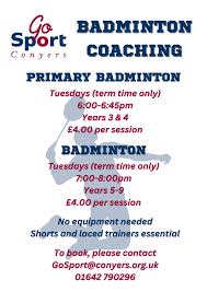 Image result for Thornaby Pavilion Junior Badminton Club
