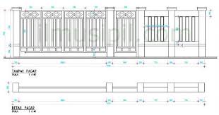 Desain pagar besi rumah minimalis