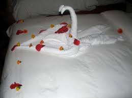 Daily bed decorations - Picture of Hilton Sharm Dreams Resort ...