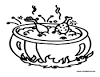 Soup coloring page