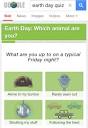 Googles Earth Day Quiz