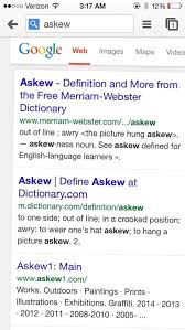 Image result for askew