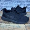 Nike Womens Roshe One 511882-096 Black Running Shoes Sneakers Size ...