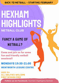 Image result for Hexham Ladies Netball Club