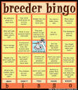 The Seven Deadly Sinners: Breeder Bingo Card