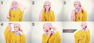 Hijab Paris dengan Aksesoris Bunga - Info Fashion Terbaru 2016