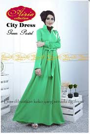 Contoh Dress Muslim Pesta Model