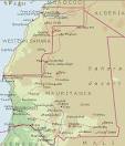 Map of MAURITANIA