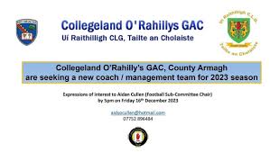 Image result for Collegeland O`rahillys Gaelic Football Club