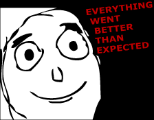 Image result for everything went better than expected