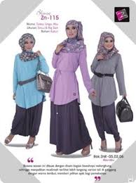 Baju Muslimah Zenitha Zn-115 Toska , Ungu Dan Abu Abu Rp.150.000 ...