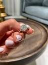 3 Carat Round Cut Natural Diamond Solitaire Engagement Ring in 14K ...