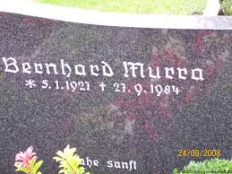 Grab von Bernhard Murra (05.01.1927-27.09.1984), Friedhof Woquard