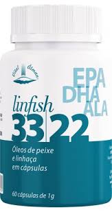 Lin Fish 33/22 - Mix de óleo de linhaça e óleo de peixe ... - 33-22