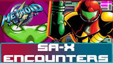 Metroid Fusion HD: ALL SA-X Encounters! + Final Boss Fight - YouTube