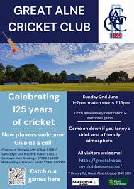 Image result for Alne Cricket Club