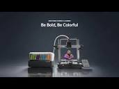 True Multi-color 3D Printer - Anycubic Kobra 3 Combo. Be Bold. Be ...