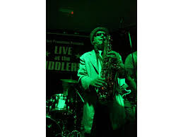 Mani aka John Imeson Sax-ing It Up. | DJ Gary Mills - 246606_514444468584657_796597750_n