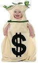 Billion Dollar Baby - Child Money Sack Costume - Money Bag