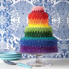 Image result for rainbow cake