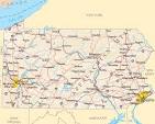  Pennsylvania Map