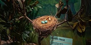 Attēlu rezultāti vaicājumam “Erithacus rubecula nest”