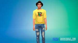 Image result for the sims 3 мужская футболка
