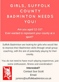 Image result for Suffolk Badminton Association