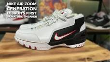 LeBron's first iconic signature sneaker | Nike Air Zoom Generation ...