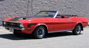 Image result for Bright Red 1972 Mustang
