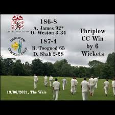 Image result for Thriplow Cricket Club