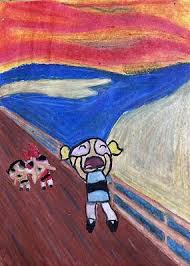 Image result for "the scream" parody