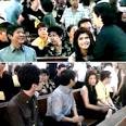 Bongbong and Imee Marcos pay their last respects to Cory Aquino