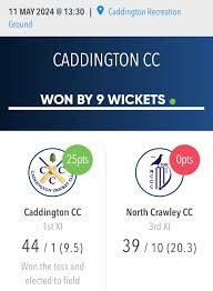 Image result for Caddington Cricket Club