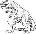 Dinosaur coloring page