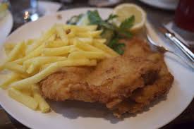 Image result for schnitzel mit pommes