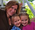 Author and daughters