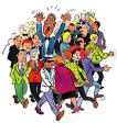 Agoraphobic in crowd