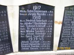 Grab von Gerd Saathoff (-16.12.1918), Friedhof Strackholt-neuer ...