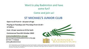 Image result for Guernsey Badminton Club