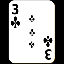 Image result for Three Of Clubs