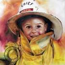 Paintings by Deanne Jackson - Fire-Cheif-Zach