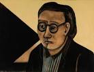 Colin McCahon, Portrait of Gordon H. Brown, 1968. PVA on hardboard - gordon-brown