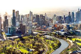 Melbourne city in Australia