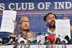 Aam Aadmi Party crisis: Rebels Yogendra Yadav, Prashant Bhushan.