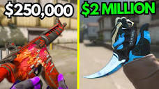 TOP 10 MOST EXPENSIVE SKINS In CS2! ($2,000,000 KNIFE) - YouTube