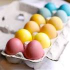 to try dyeing Easter eggs