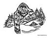 Abominable Snowman coloring page