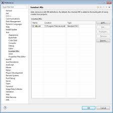 Image result for eclipse preference dialog